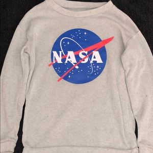 NASA long sleeve crewneck